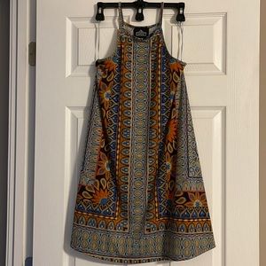 A shaped hippie style dress